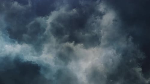 Ominous Storm Clouds Churning in the Sky