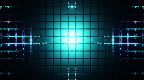 Purple And Blue Endless Animation For Preview Bacgrkound With Cube Vj Loop HD