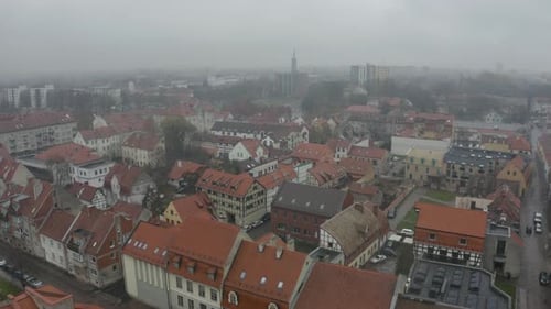 A Beautiful Area Of A European City