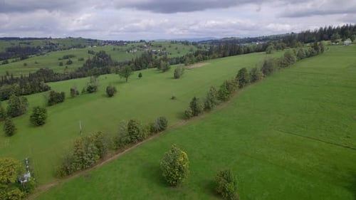 Drone View of the Green Hills Drone Aerial Footage