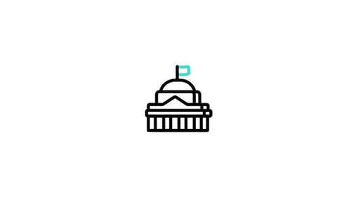 Justice Building Animated Icon