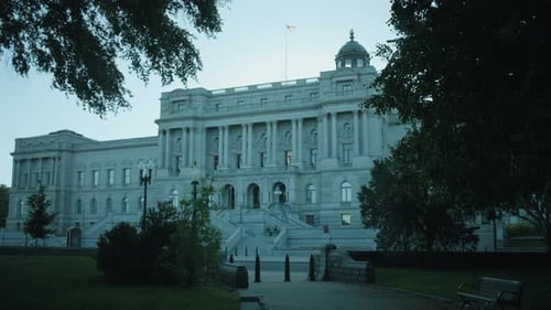 Library of congress grand architecture and history in Washington dc