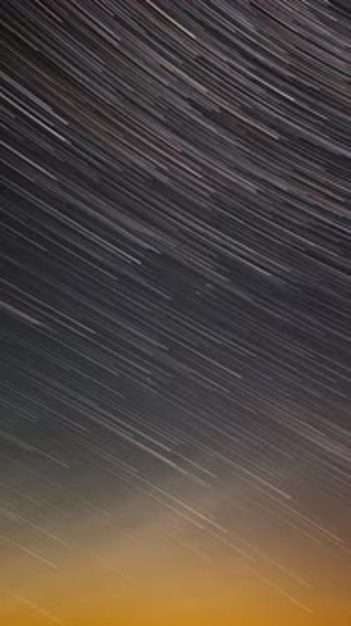 Timelapse insolite avec effet d'étoiles