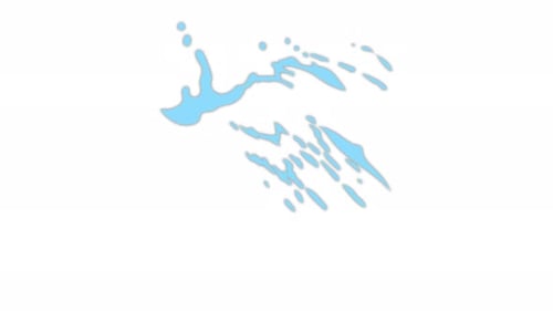 Hand-Drawn Fluid Water Splash Animation Effects