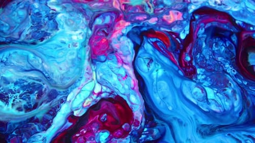 Abstract Colorful Fluid Art Background