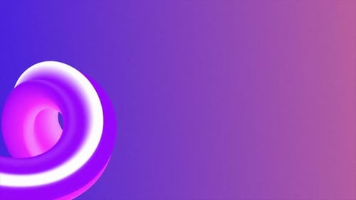 Fluid Gradient Abstract Shape Animation Loop