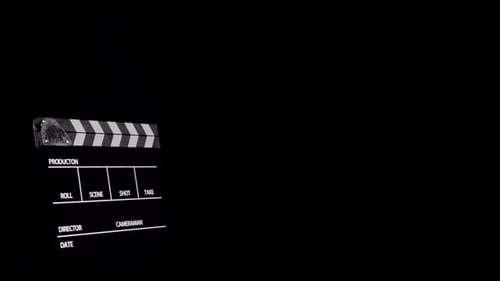 Animated Film Production Clapperboard Seamless Loop