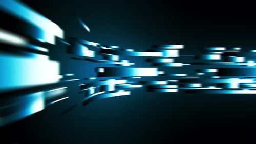 Futuristic Glowing Digital Stream Background