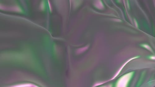 Abstract Fluid Iridescent Fabric Motion Background