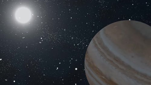 Jupiterplanet animiert