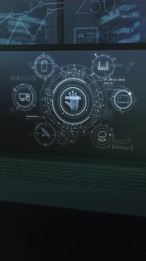 Scheme for Protecting Access to Devices on a Laptop Screen