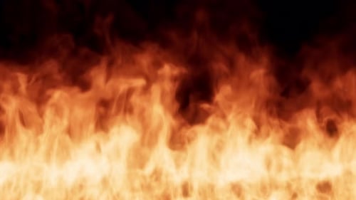 Fluid Motion Realistic Fire Animation