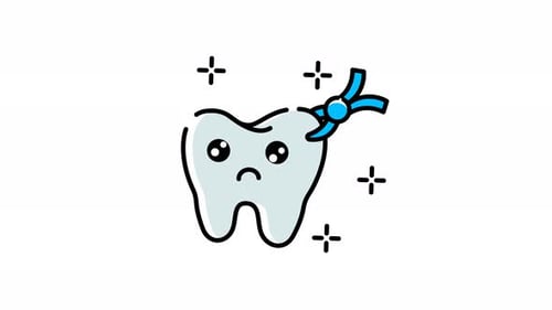 animation of Tooth Being Extracted