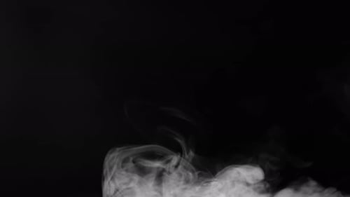 Efecto abstracto de humo, niebla y niebla, formas surrealistas arremolinadas (10)