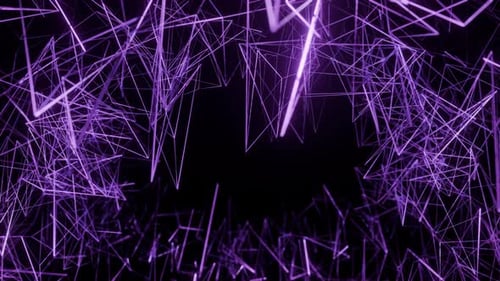 Purple Structures Background Vj Loop In 4K