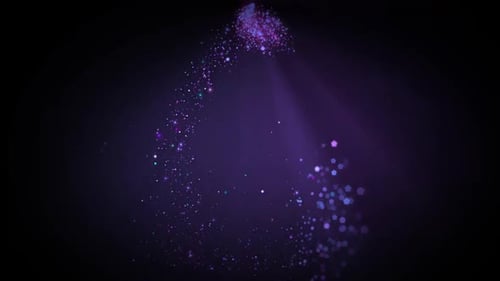 Sparkling Glitter Falling Motion Background