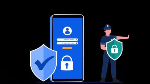Internet Security Or Information Privacy Alpha Channel