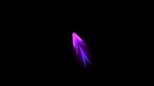 Neon Energy Bursts for Dynamic Video Transitions