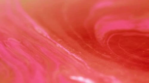 Blend Wave Liquid Ink Mix Orange Pink Paint Flow