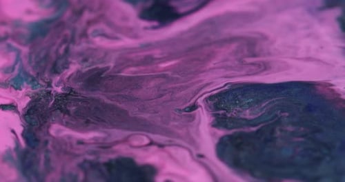 Abstract Fluid Motion with Pink and Blue
