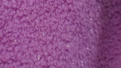 Close View of Textured Orange and White Striped Fabric Great for Sewing and Fashion Design Projects