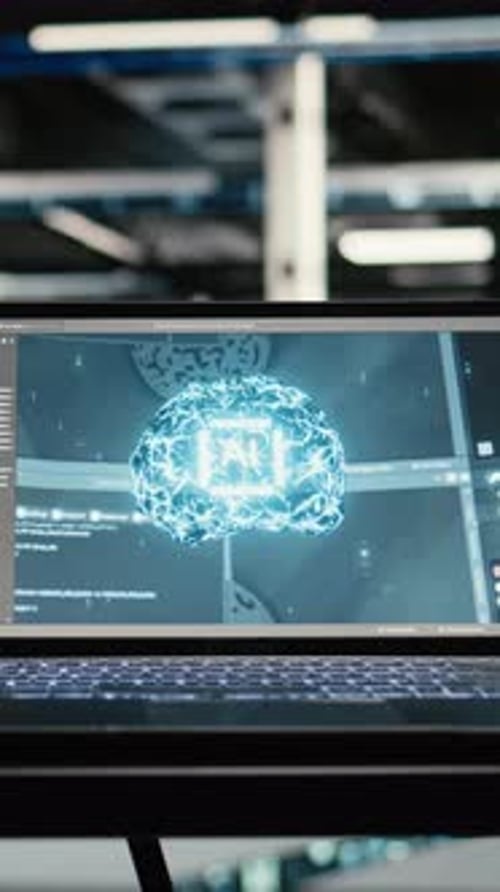 Asistente de LLM con IA para centros de datos de vídeo vertical en un portátil que supervisa equipos de malla de estructura alámbrica