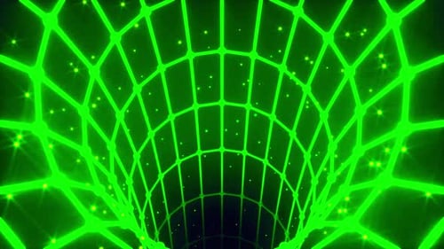Eerie Hypnotic Tunnel Background