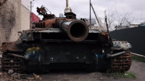Battle Tank Urban Warfare Russia Conflict