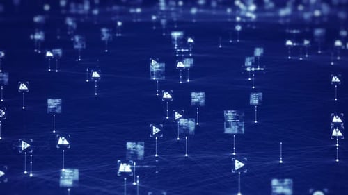 Red de Big Data impulsada por inteligencia artificial.