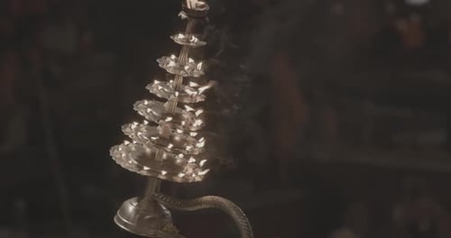 Varanasi India Man Makes Movements