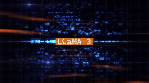 L La Ma 3 mots tendances dans les arrière-plans Ai Hi Tech V 07