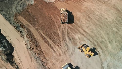Aerial Top Down Wide Footage