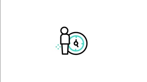 Person Time Animated Icon