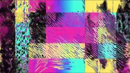 Abstract Glitch Noise Digital Background Animation