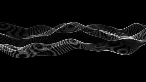 Dynamic Abstract Flowing Lines Background Animation