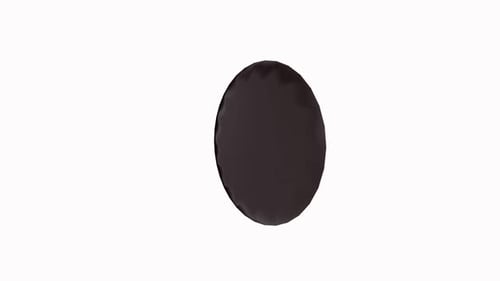 Fluid Metallic Morphing Shape 3D Animation