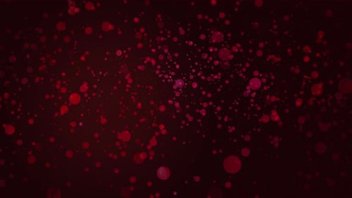 Green Particles Abstract Animation Background