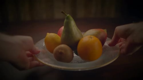 Healthy Nutrition Fruits with Vitamins and Antioxidants