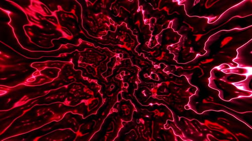 Rot mit weißem Flüssigglas-Hintergrund VJ Loop Animation Violett