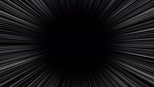 Speed Line Comic with Transparent Background