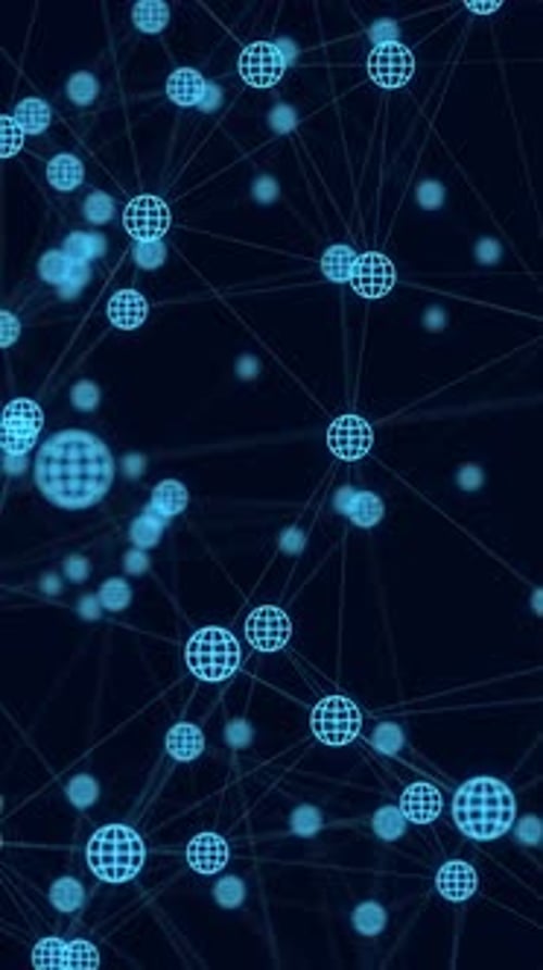 Website Icons Network Vertical Technology Background