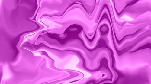 Vibrant Pink Abstract Fluid Waves Seamless Looping Background