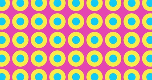 Boucle géométrique, arrière-plan abstrait, motif géométrique animé moderne ou résolution d'arrière-plan