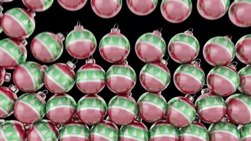 Christmas Balls Unveil Transition Red/Green