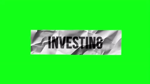 Investing Style Headline Title Green Screen 4K