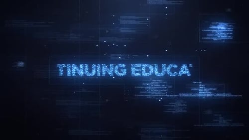 Palavra de educação continuada sobre histórico de tecnologia dinâmica