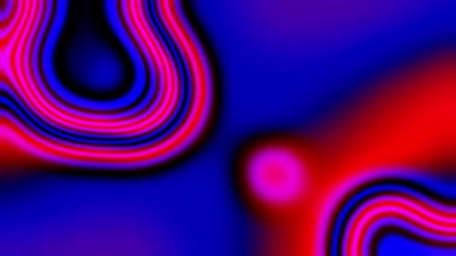 Zebrafy red and blue mix circle pattern