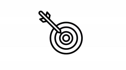 target line icon animation