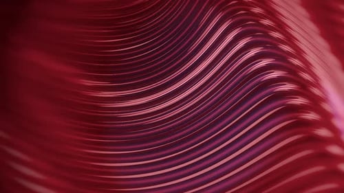 Abstract Red Wave Background 4K Loop