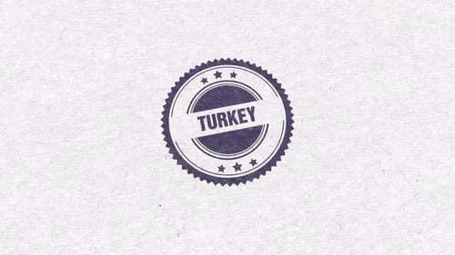 Tampon en caoutchouc doré de Turquie